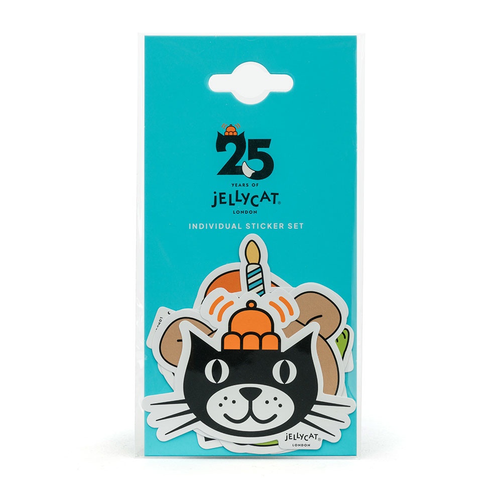 Jellycats 25th Anniversary Stickers