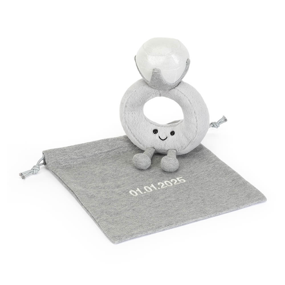 Amuseables Diamond Ring with Personalised Bag
