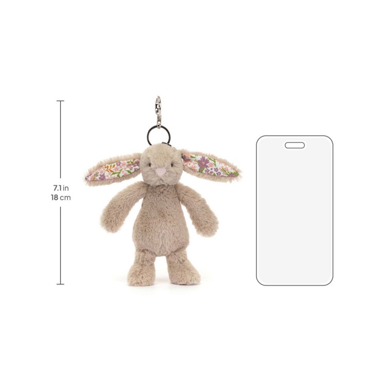 Blossom Beige Bunny 'Petal' Bag Charm - Image 5