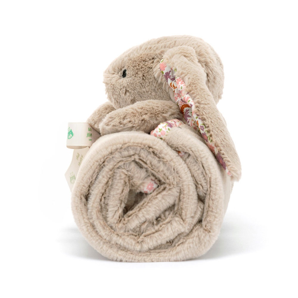 Alternative view of Blossom Beige Bunny 'Petal' Blankie