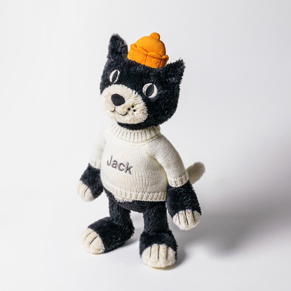 Alternative view of Jellycats Jack with Personalised Cream Jumper