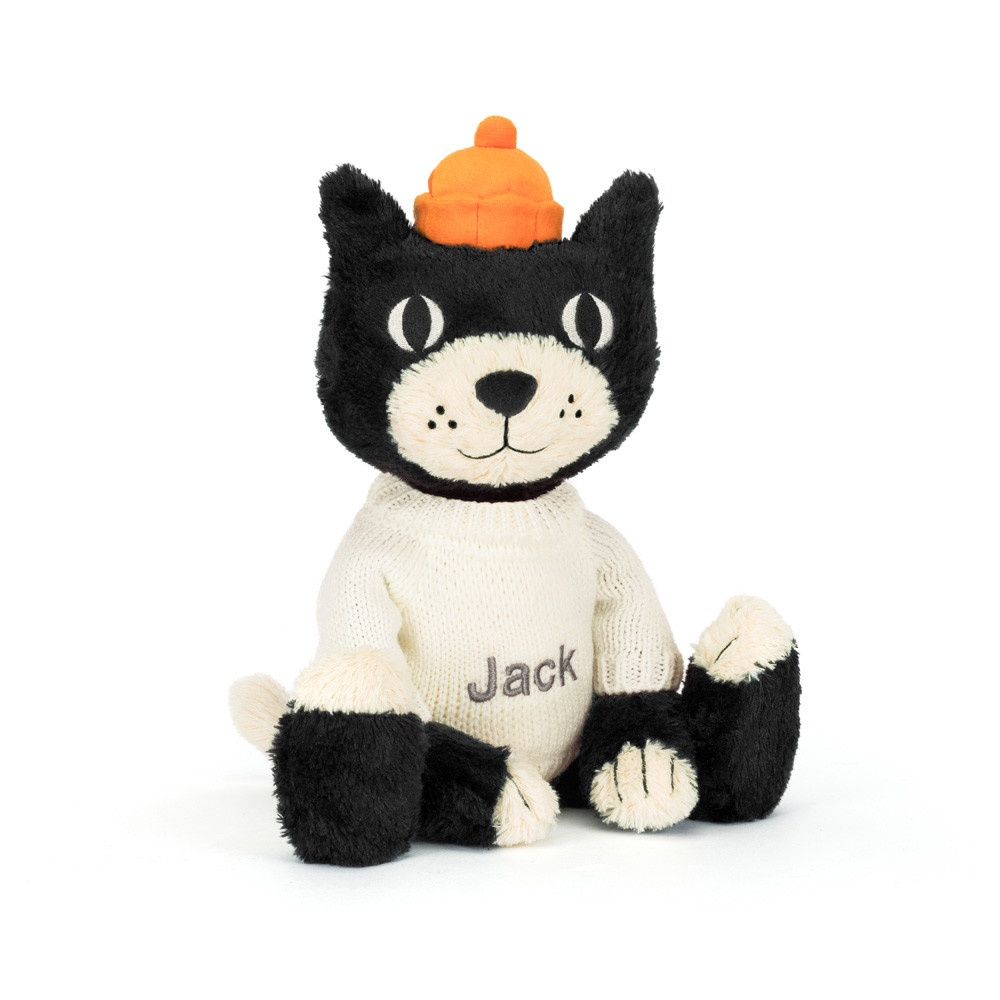 Jellycats Jack with Personalised Cream Jumper