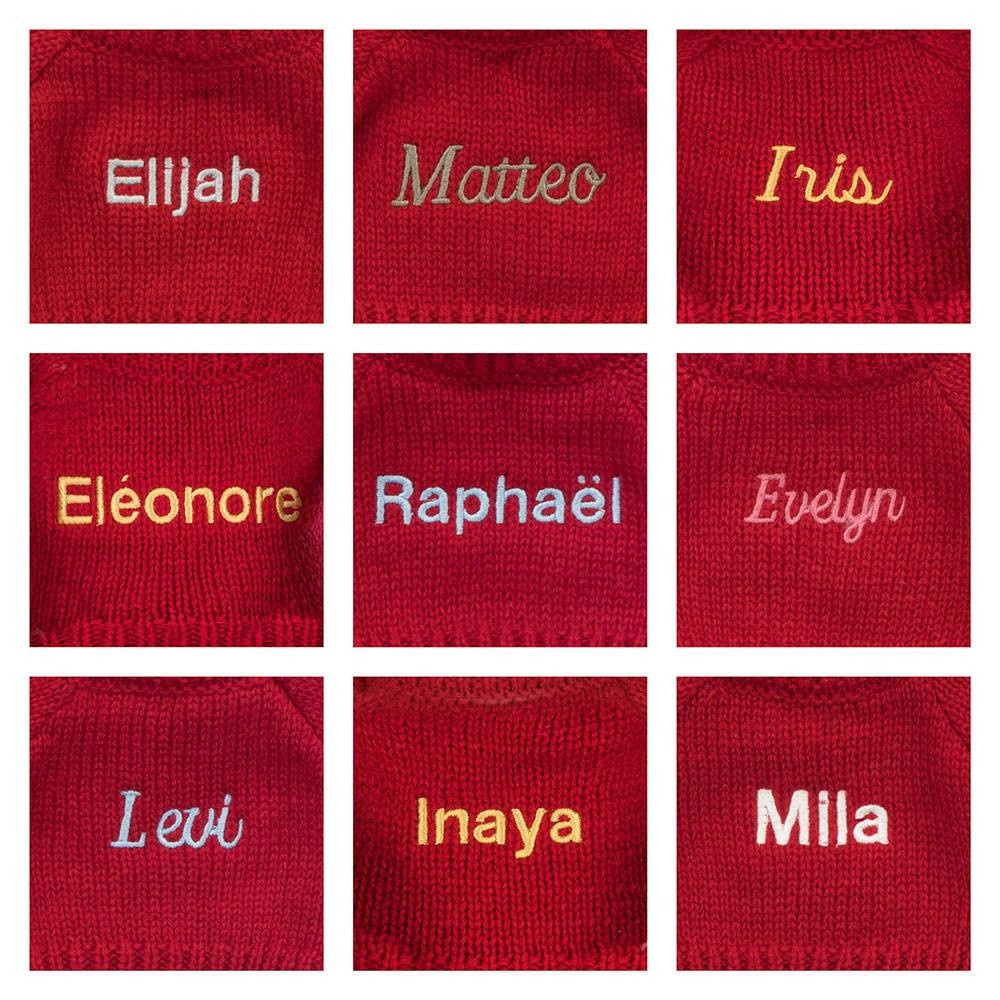 Alternative view of Bashful Luxe Bunny Scarlett with Personalised Red Jumper