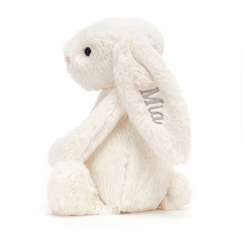Alternative view of Personalised Bashful Cream Bunny Medium