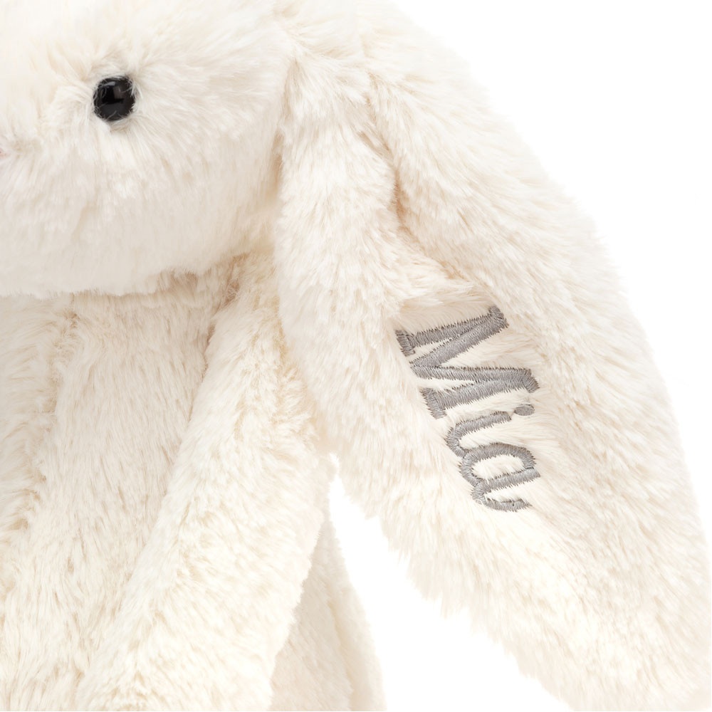 Personalised Bashful Cream Bunny Medium - Image 3