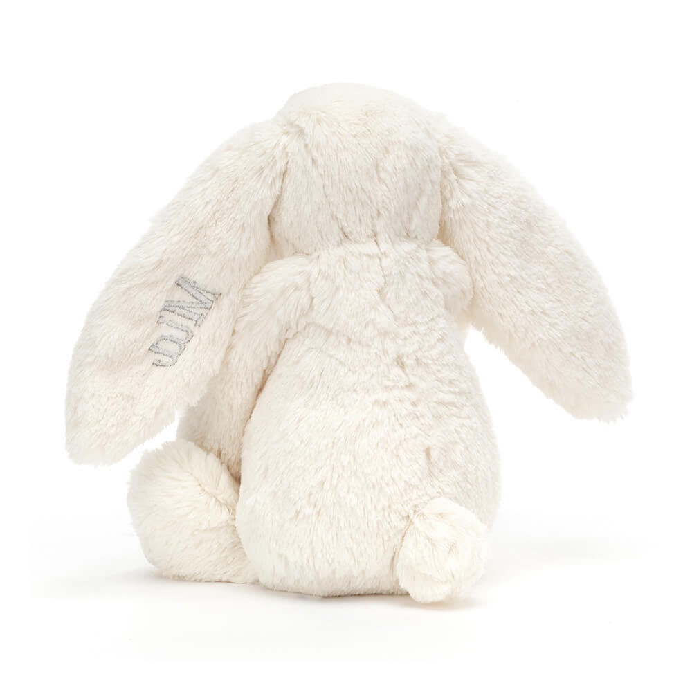 Personalised Bashful Cream Bunny Medium - Image 4