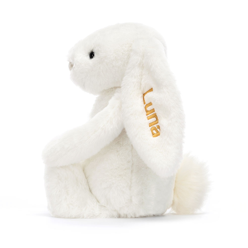 Alternative view of Personalised Bashful Luxe Bunny Luna Medium
