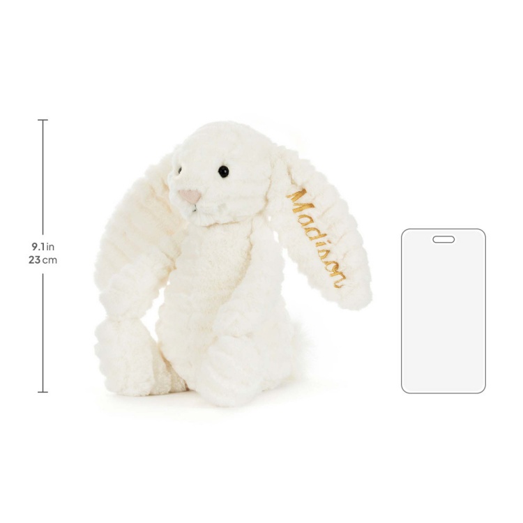 Personalised Bashful Luxe Bunny Nimbus - Image 5