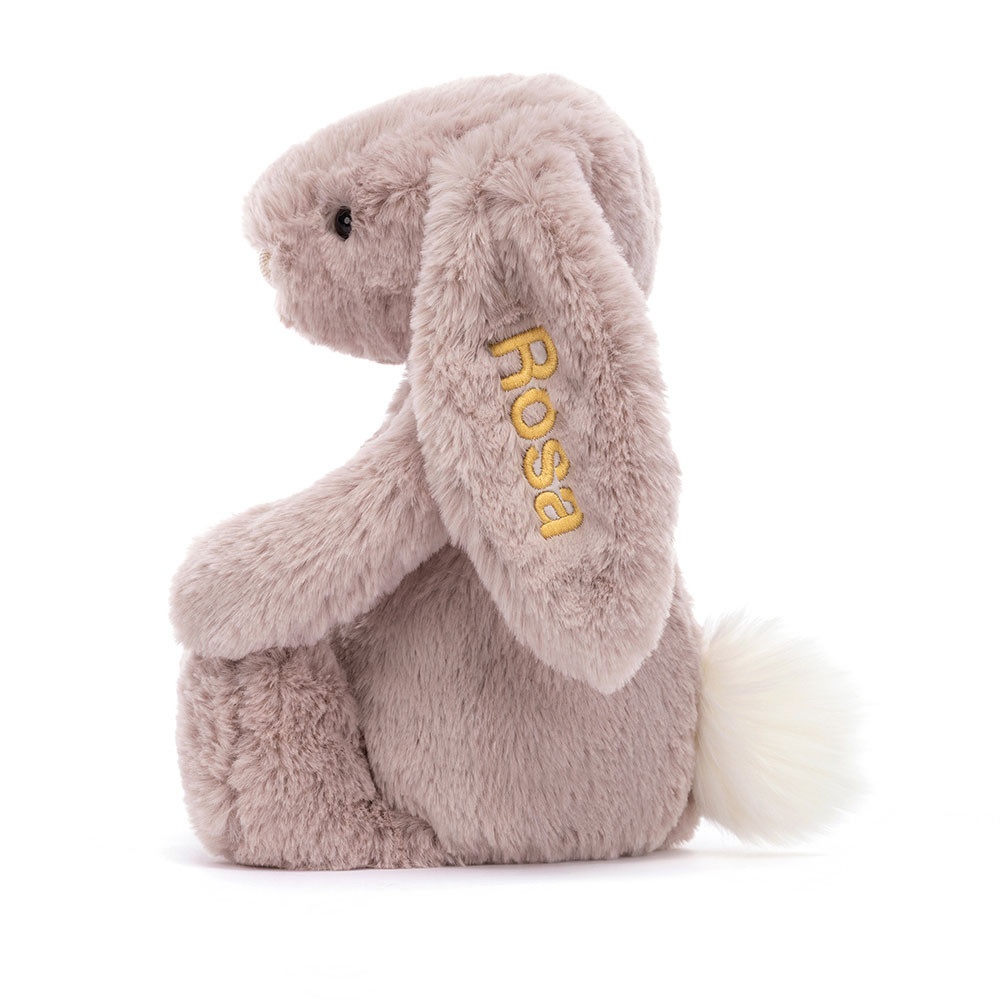 Alternative view of Personalised Bashful Luxe Bunny Rosa Medium