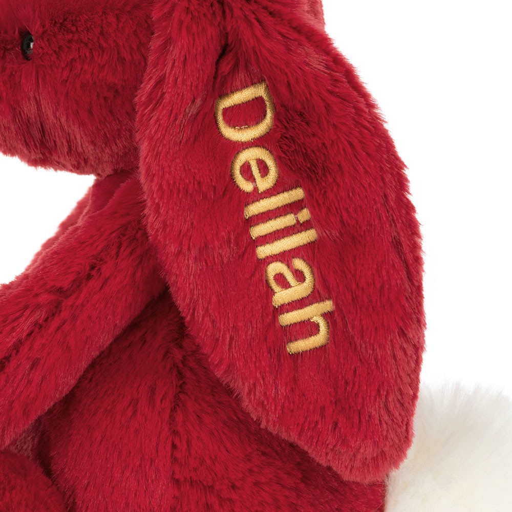 Alternative view of Personalised Bashful Luxe Bunny Scarlett Medium