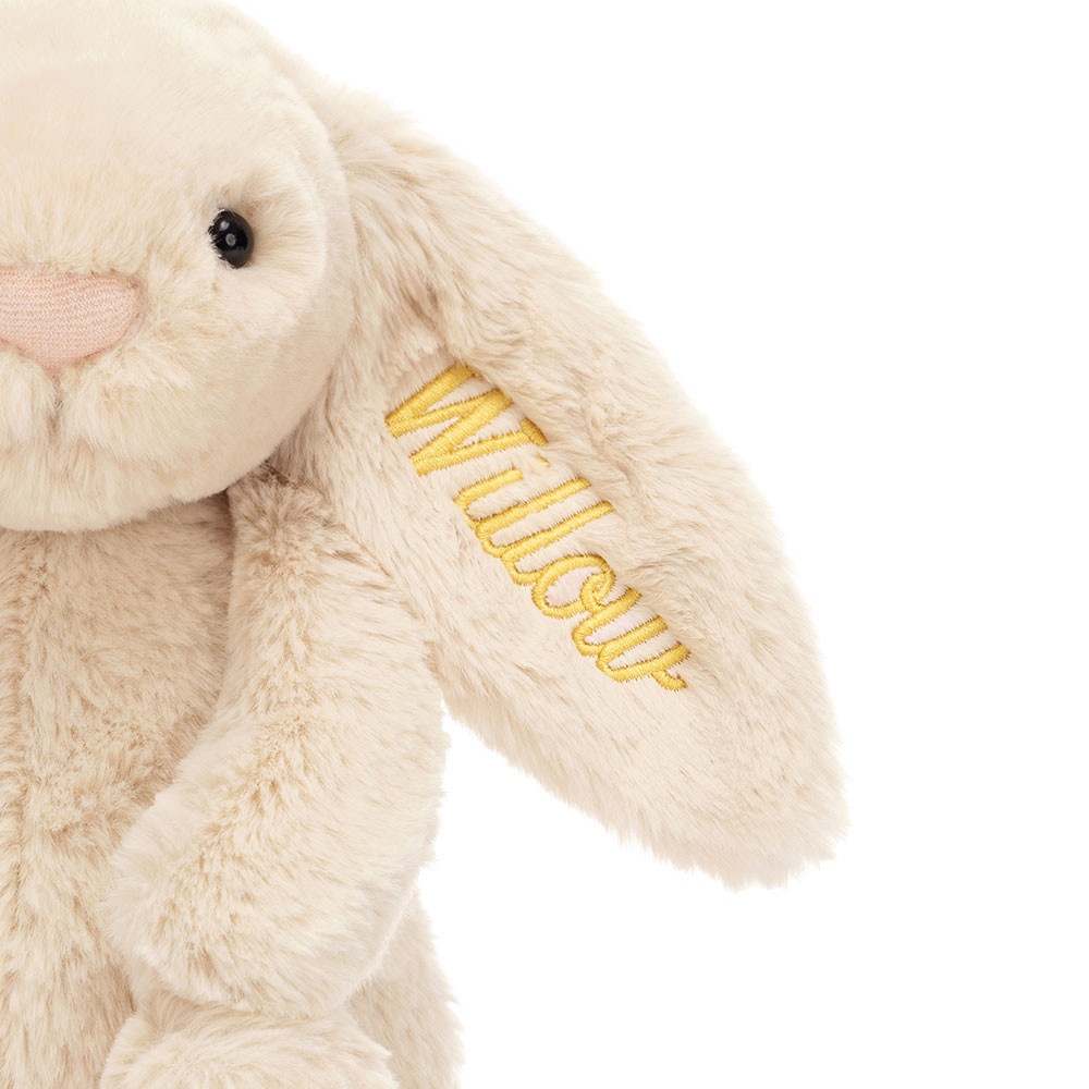 Personalised Bashful Luxe Bunny Willow Medium - Image 3