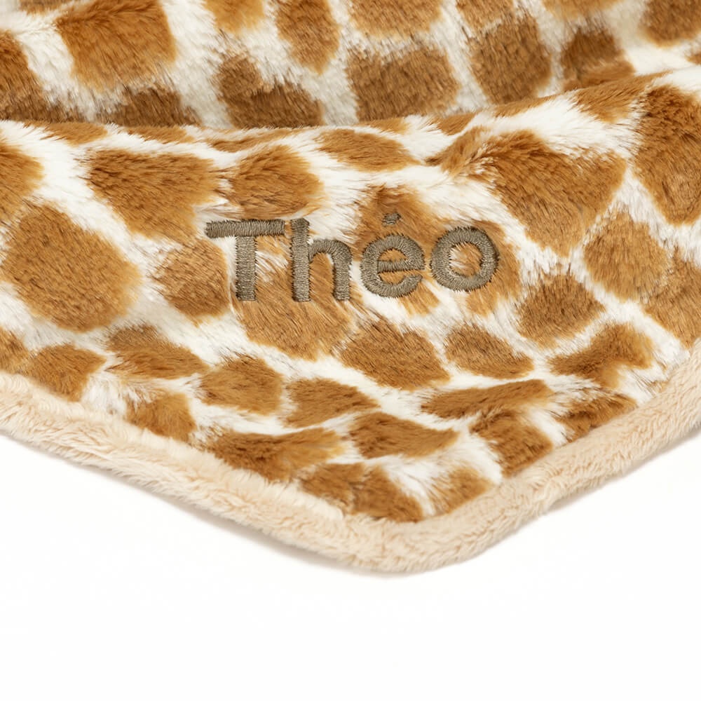 Alternative view of Personalised Bashful Giraffe Blankie