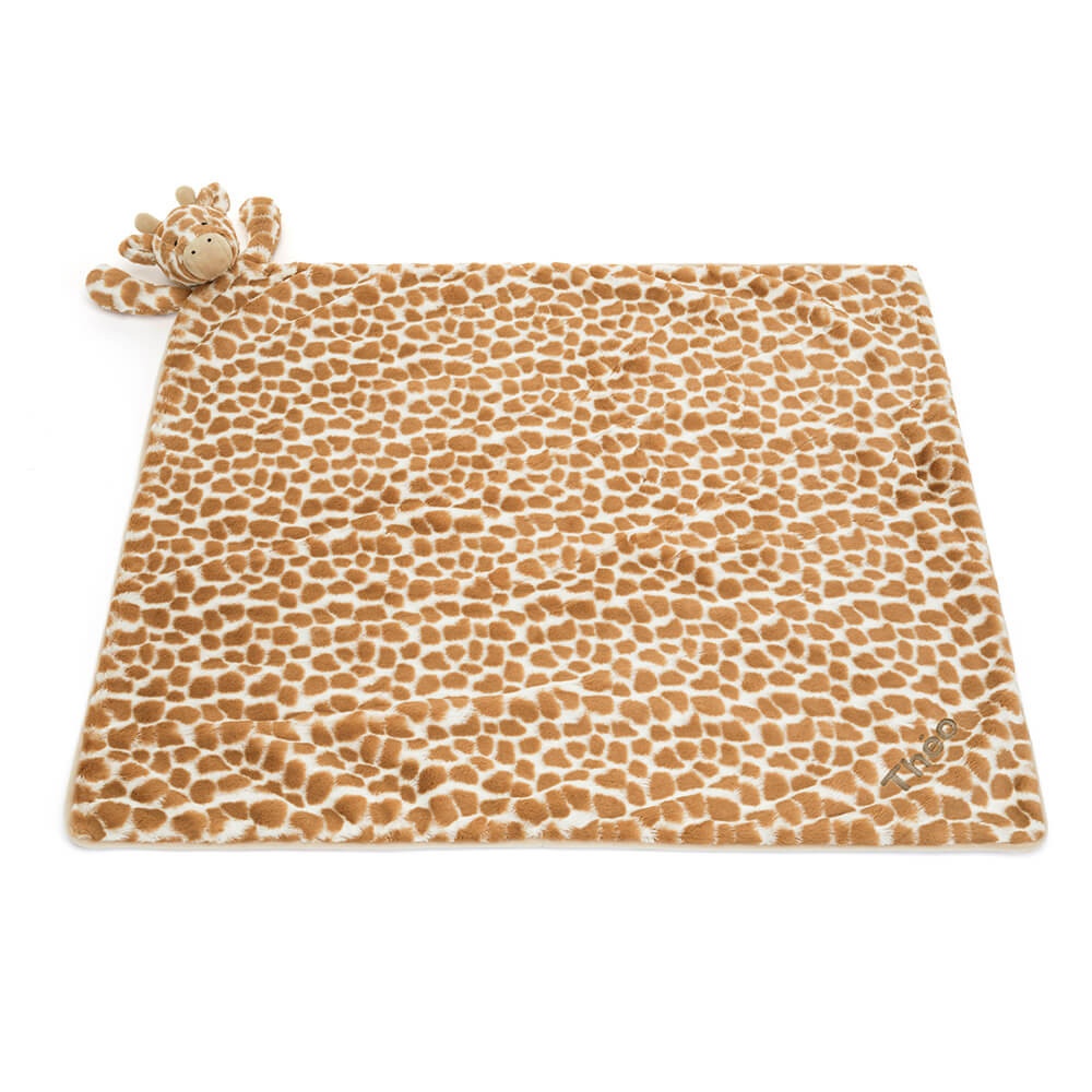 Personalised Bashful Giraffe Blankie - Image 3