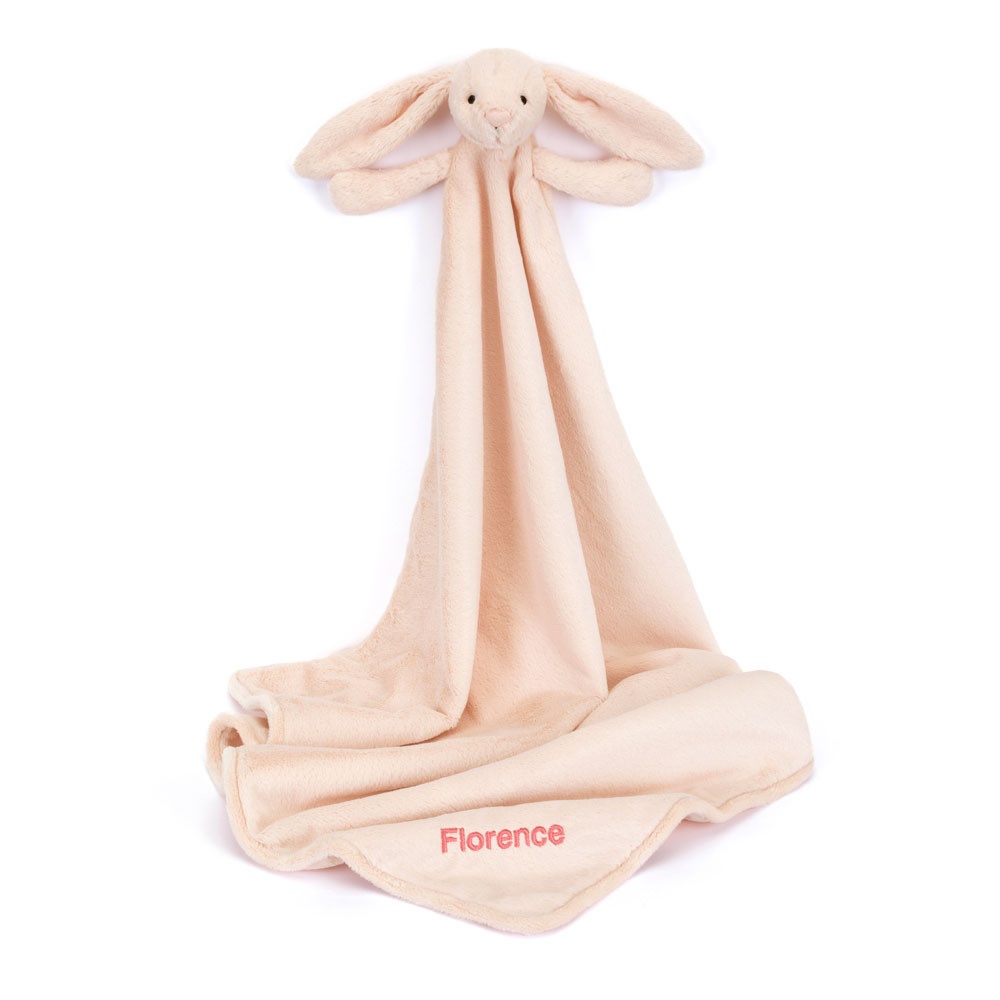 Personalised Bashful Blush Bunny Blankie