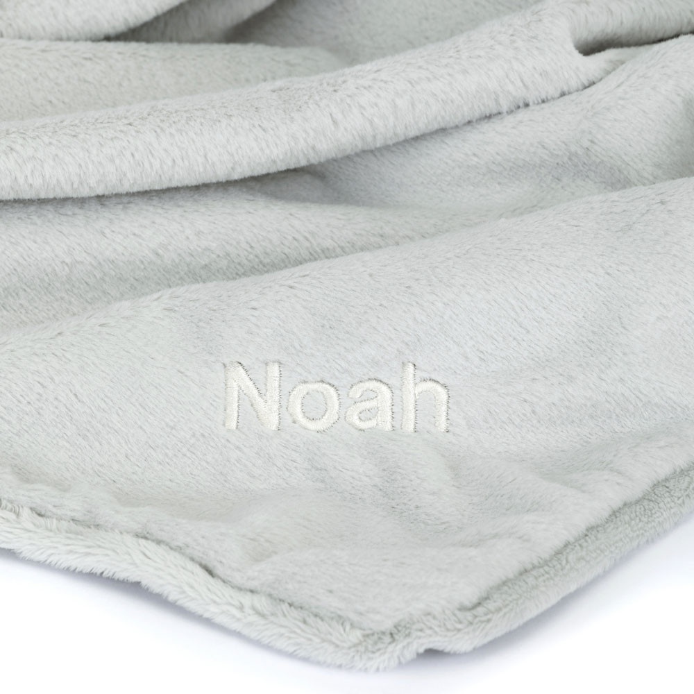 Alternative view of Personalised Bashful Silver Bunny Blankie