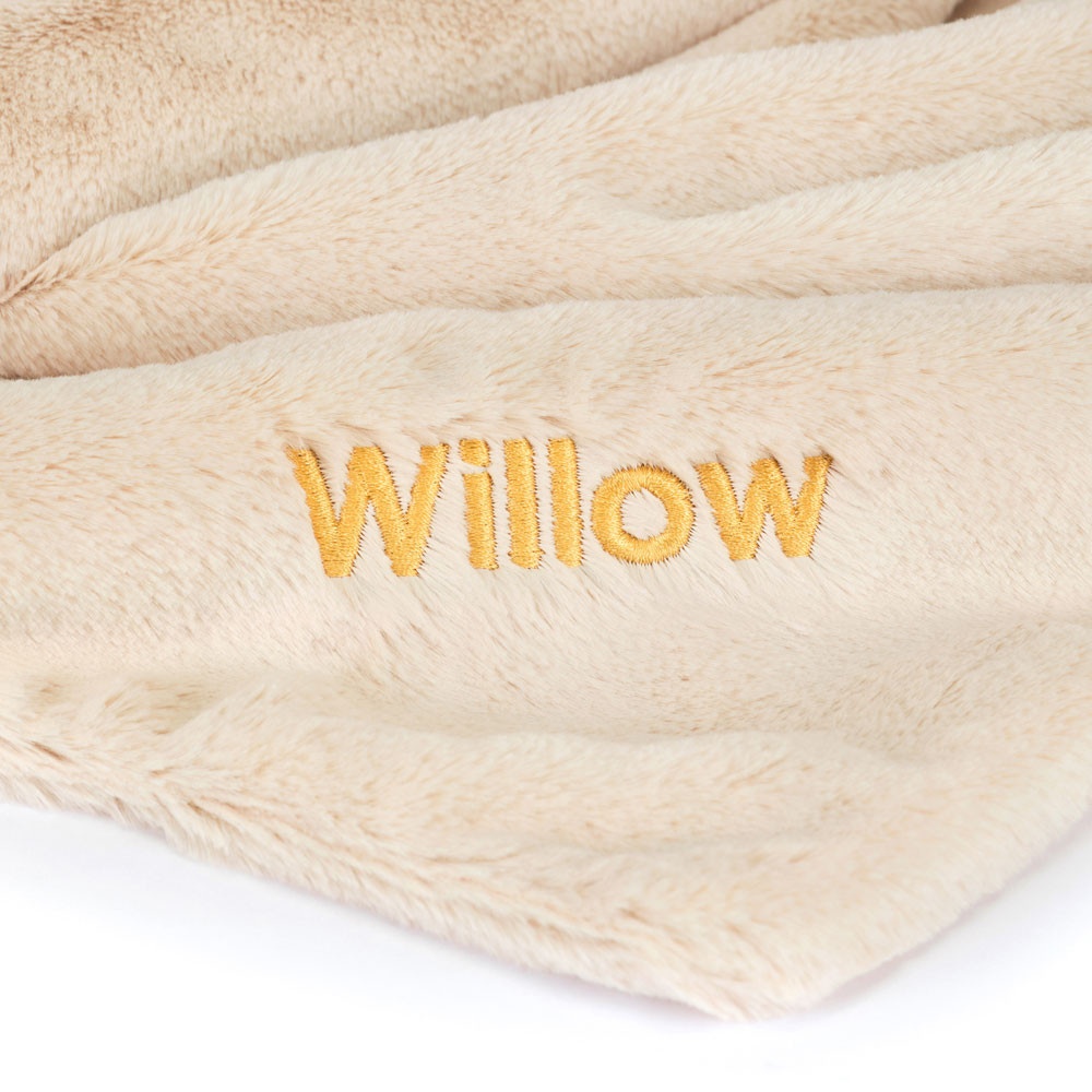 Alternative view of Personalised Bashful Luxe Bunny Willow Blankie