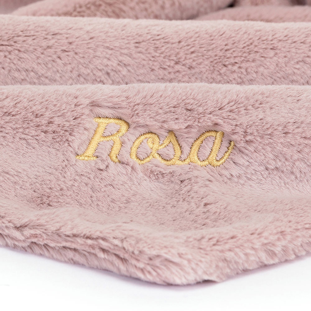 Alternative view of Personalised Bashful Luxe Bunny Rosa Soother
