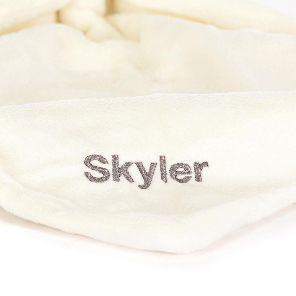 Alternative view of Personalised Bashful Cream Bunny Soother