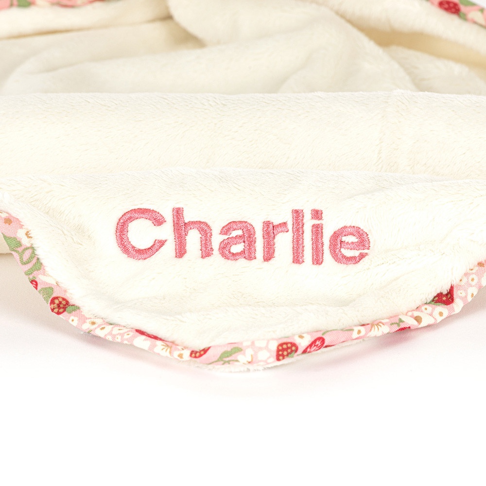 Alternative view of Personalised Blossom Cream Bunny 'Berry' Soother