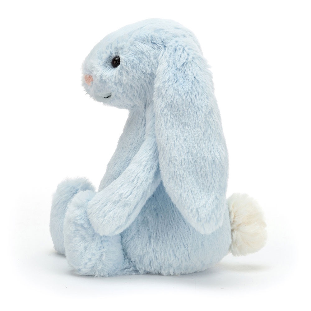 Alternative view of Bashful Blue Bunny Rattle