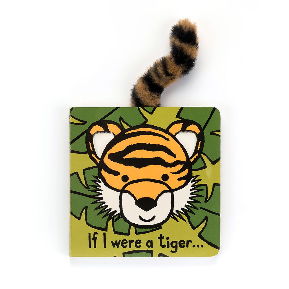 Alternative view of If I Were A Tiger Book and Bashful Tiger Medium