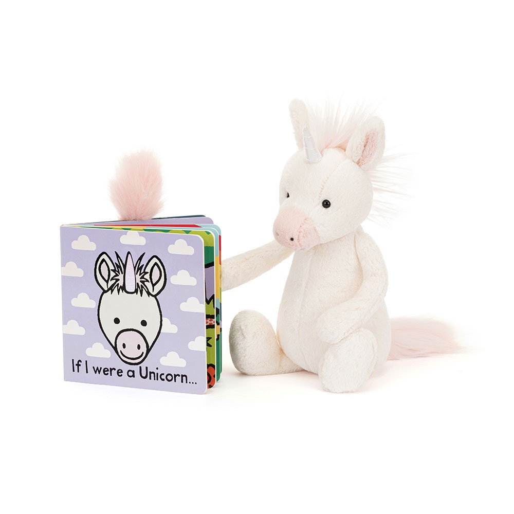 If I Were a Unicorn Board Book and Bashful Unicorn Medium