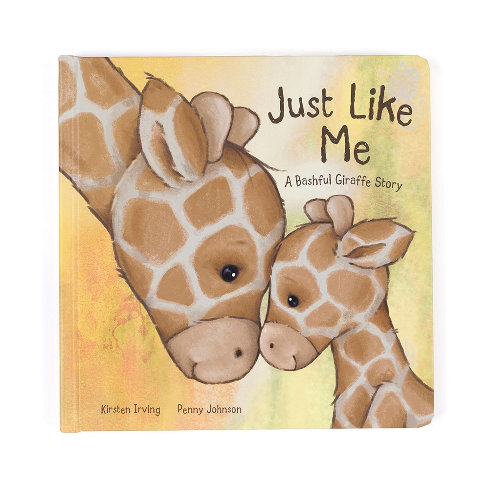 Alternative view of Just Like Me Book and Bashful Giraffe Medium