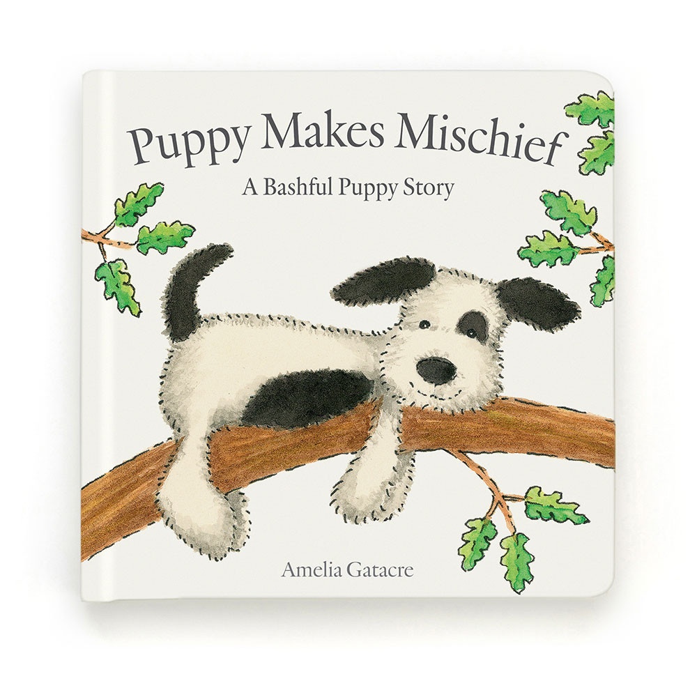 Alternative view of Puppy Makes Mischief Book and Bashful Puppy Medium