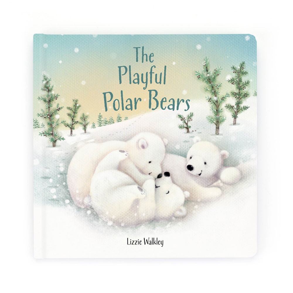 Alternative view of The Playful Polar Bears Book and Perry Polar Bear Small