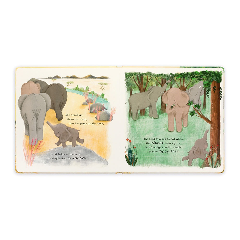 Smudge the Littlest Elephant Book and Smudge Elephant Medium - Image 3