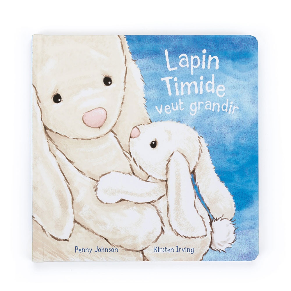 Alternative view of Lapin Timide Veut Grandir Livre and Bashful Cream Bunny Medium