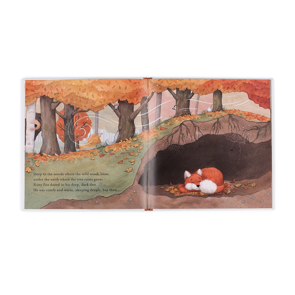 Warm in the Storm Book and Bashful Fox Cub Medium - Image 3