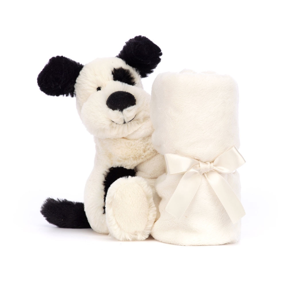 Bashful Black & Cream Puppy Soother Soother