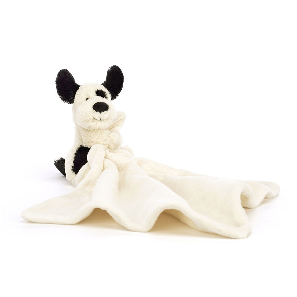 Bashful Black & Cream Puppy Soother - Image 4